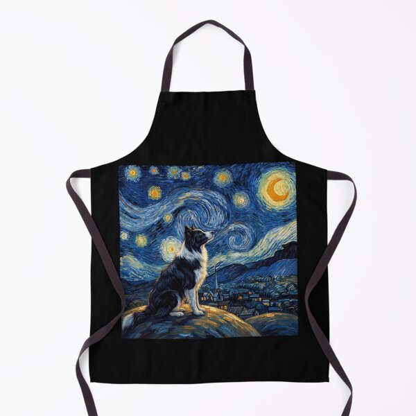 Item preview, Border Collie Starry Night Van Gogh Art Dog Lover designed and sold by TerryConnells.