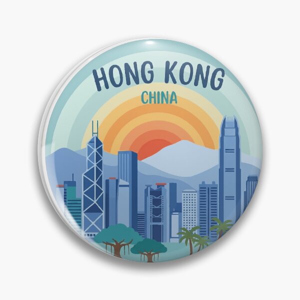 Item preview, Travel Magnets and Sticker of HONG KONG - CHINA designed and sold by Globe Glee Designs.