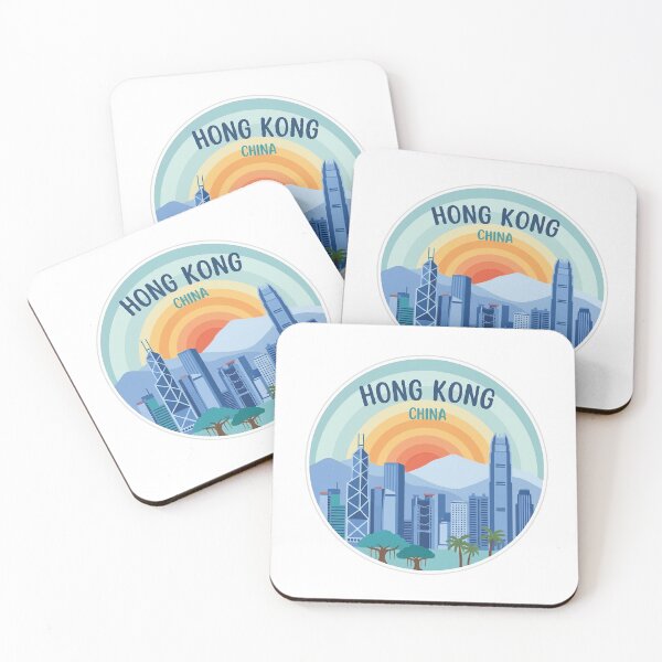Item preview, Travel Magnets and Sticker of HONG KONG - CHINA designed and sold by Globe Glee Designs.