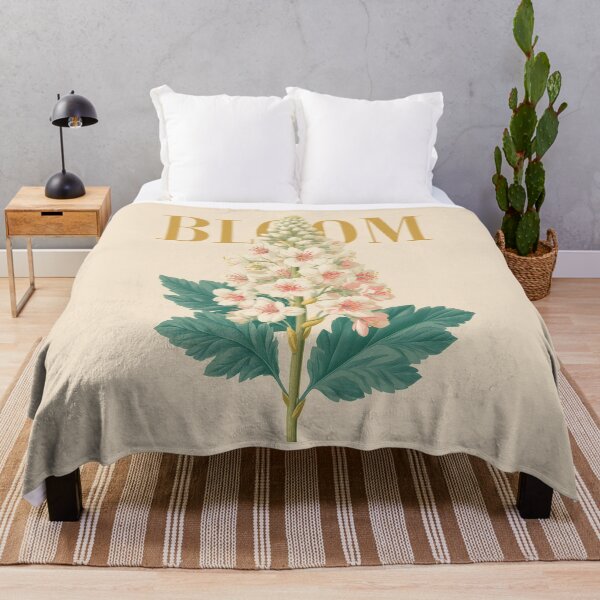 Item preview, Chestnut Blossom Bloom – Elegant Floral Illustration with Botanical Typography designed and sold by BobaBunny76.