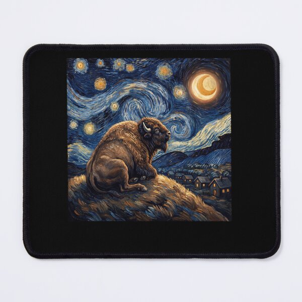 Item preview, Buffalo Starry Night Van Gogh Art Lover designed and sold by TerryConnells.