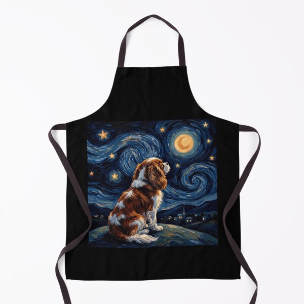 Item preview, Cavalier King Charles Spaniel Starry Night Van Gogh Art Dog Lover designed and sold by TerryConnells.