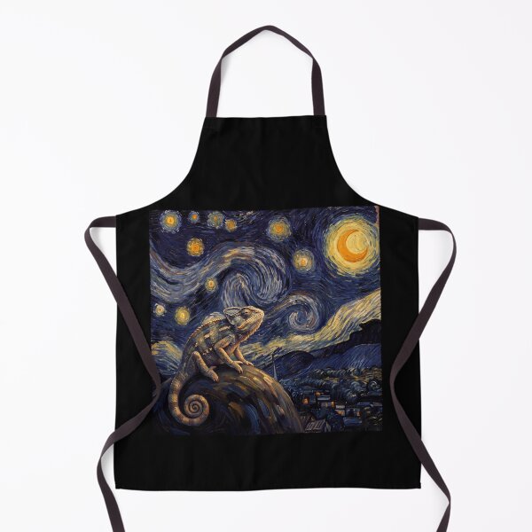 Item preview, Chameleon Starry Night Van Gogh Art Lover designed and sold by TerryConnells.