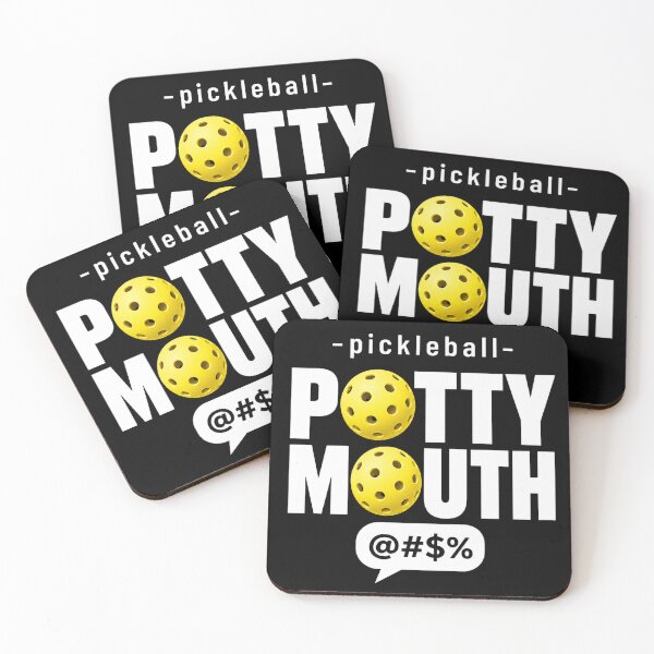 Item preview, Pickleball Potty Mouth Funny Player Humor Sarcastic Pickleball Saying Graphic designed and sold by Maravillio.