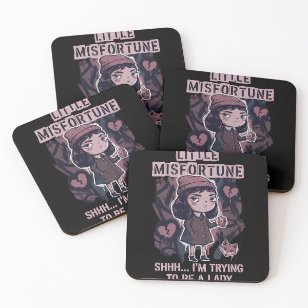 Item preview, Little Misfortune: Cute Horror Indie Game Classic designed and sold by Senpaiwaves.