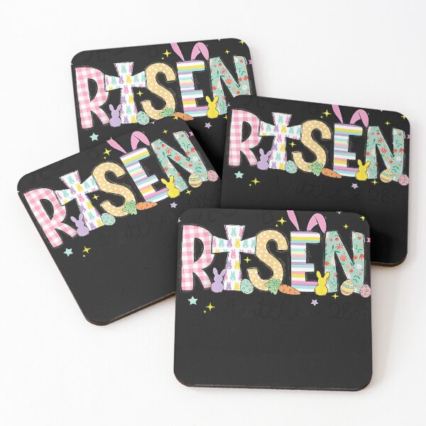 Item preview, Colorful Risen Easter Celebration with Bunny and Eggs designed and sold by diepvien84usa.
