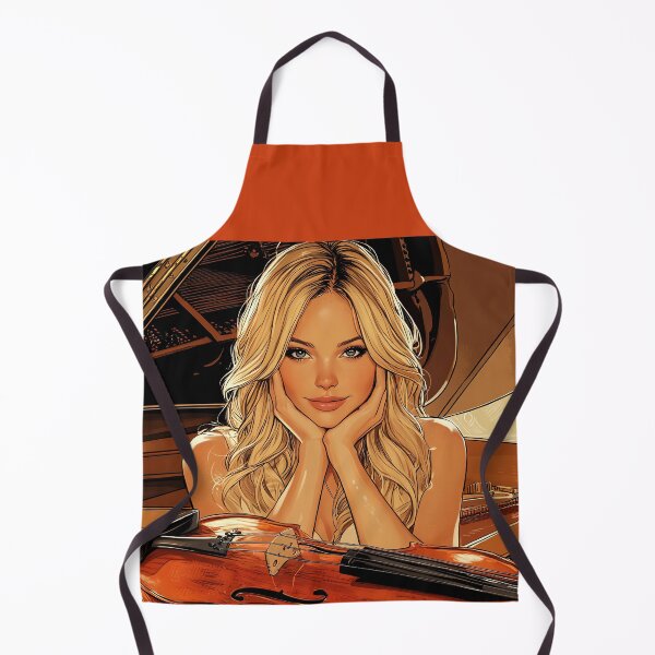Item preview, Melody of the Soul: Violinist at the Grand Piano designed and sold by Banal25.
