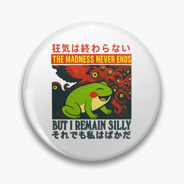 Item preview, Horrors Are Never Ending Yet I Remain Silly Japanese Fat Frog  designed and sold by dal-koz-ar.
