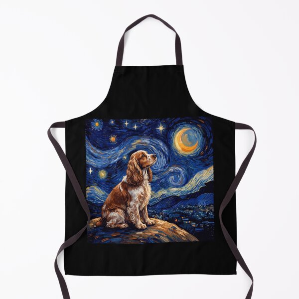 Item preview, Cocker Spaniel Starry Night Van Gogh Art Dog Lover designed and sold by TerryConnells.