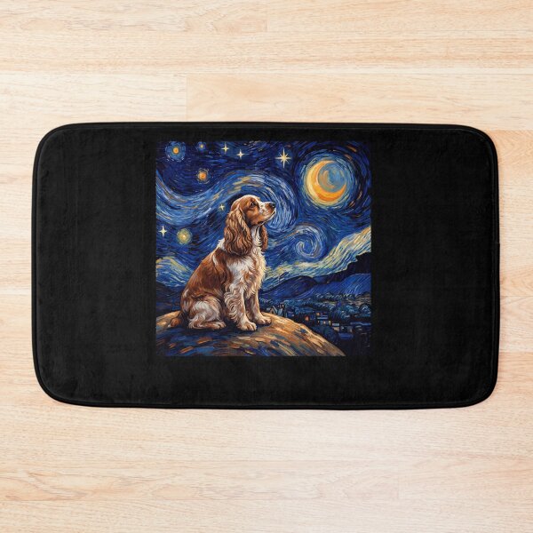 Item preview, Cocker Spaniel Starry Night Van Gogh Art Dog Lover designed and sold by TerryConnells.