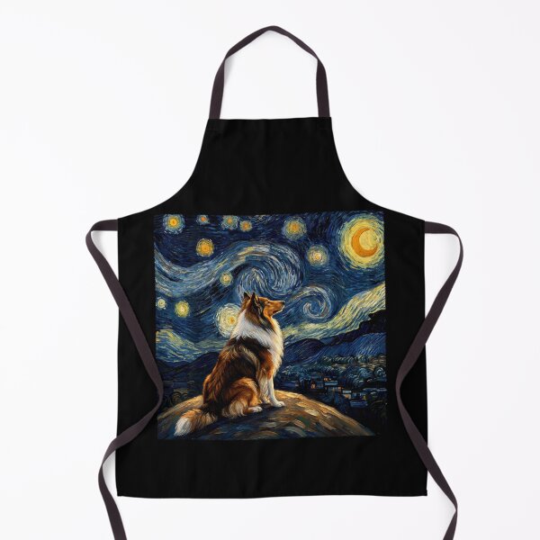 Item preview, Collie Starry Night Van Gogh Art Dog Lover designed and sold by TerryConnells.