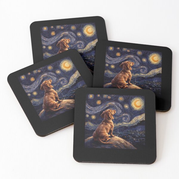 Item preview, Dachshund Starry Night Van Gogh Art Dog Lover designed and sold by TerryConnells.