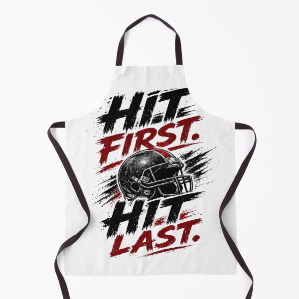 Item preview, Hit First Hit Last – Football Player Design designed and sold by the-dovlat.