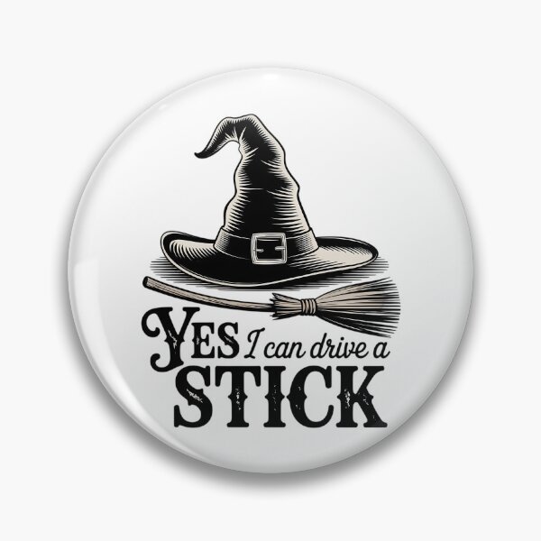 Item preview, Yes I Drive A Stick Halloween Witch Spooky Party Cute Halloween designed and sold by TyraYoung.