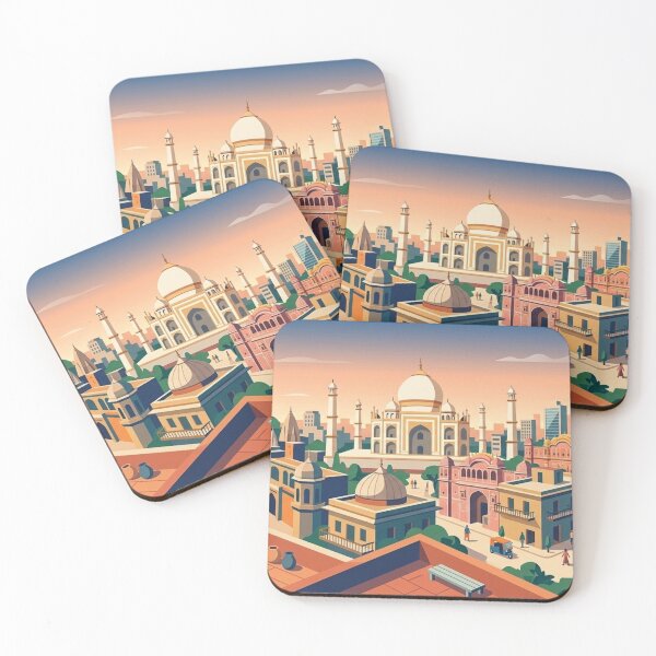 Item preview, Vibrant India: Panoramic Landmark Fusion designed and sold by HendAhabib.