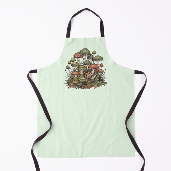 Item preview, Vintage Cottagecore Mushroom Snail Illustration designed and sold by SholoStudio.