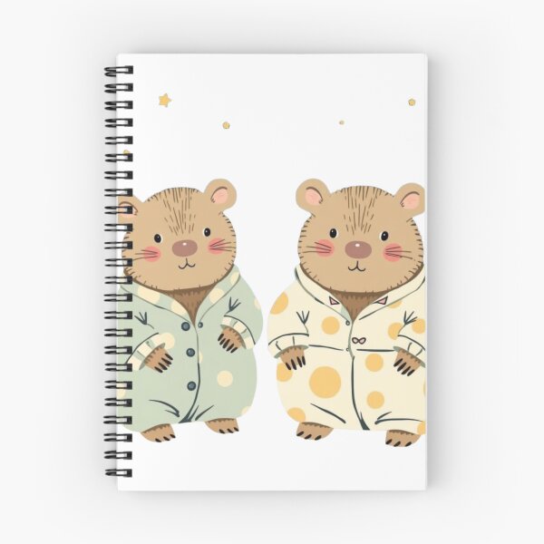 Item preview, Cute Wombats in Pyjamas with Stars designed and sold by pUNKnown.
