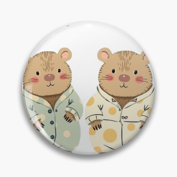 Item preview, Cute Wombats in Pyjamas with Stars designed and sold by pUNKnown.