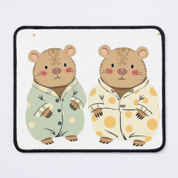 Item preview, Cute Wombats in Pyjamas with Stars designed and sold by pUNKnown.