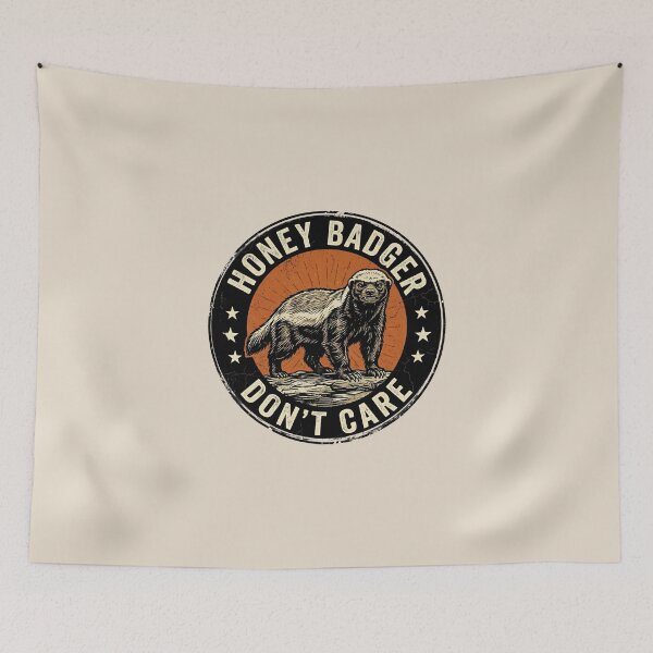 Item preview, Honey Badger Don't Care designed and sold by dudelinart.