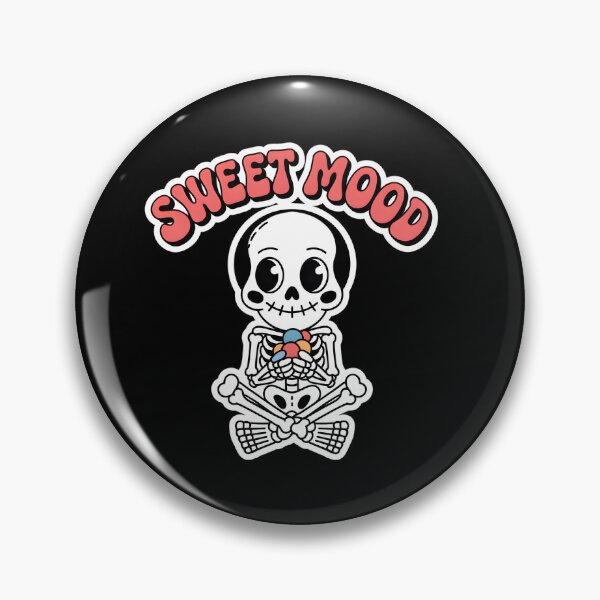 Item preview, Sweet Mood Skeleton Holding Chocolates – Cute Funny Halloween Treat Lover Design designed and sold by Raw Tigers.