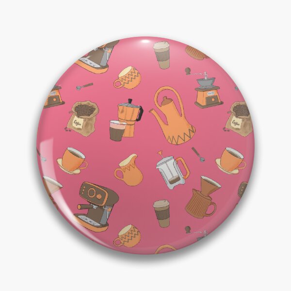 Item preview, Let’s make coffee with pink background  designed and sold by SMartin.