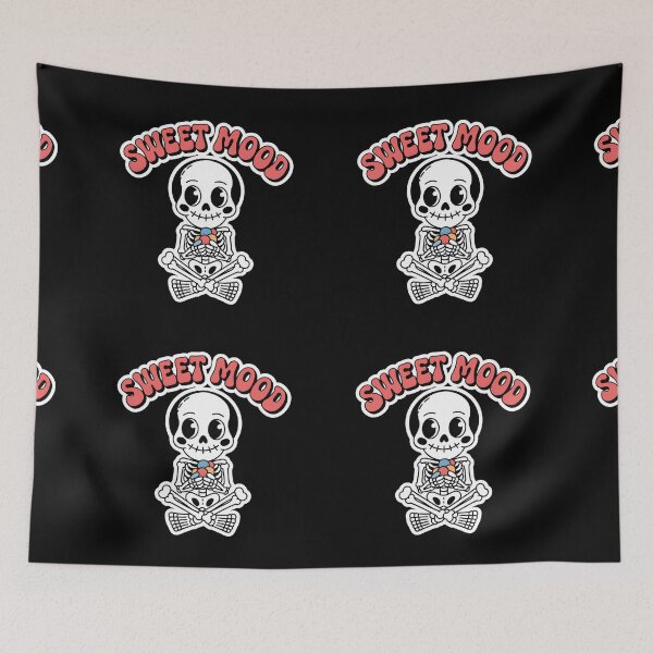 Item preview, Sweet Mood Skeleton Holding Chocolates – Cute Funny Halloween Treat Lover Design designed and sold by Raw Tigers.