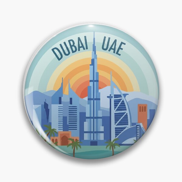 Item preview, Travel Magnets and Sticker of DUBAI - UAE designed and sold by Globe Glee Designs.