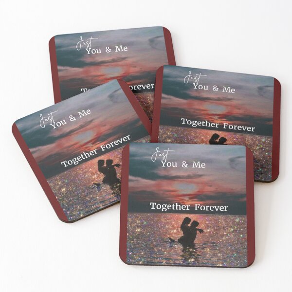 Item preview, TOGETHER  FOREVER  LOVE  COUPLE  IN GLITTERY  OCEAN  LOVE  ANNIVERSARY  GIFT designed and sold by Brewgoodness.