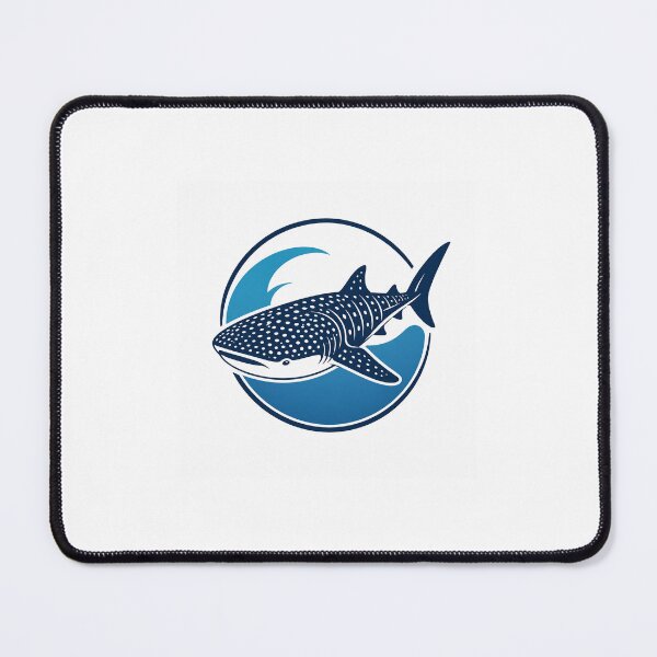 Item preview, Minimalist Whale Shark Logo – Tropical Ocean Design designed and sold by la-vie-aux-philippines.