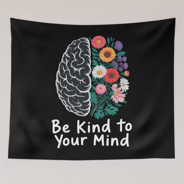 Item preview, Be Kind To Your Mind Mental Health Awareness designed and sold by papertaless.