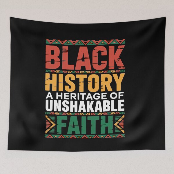 Item preview, Black History Unshakeable Faith Juneteenth African American designed and sold by papertaless.
