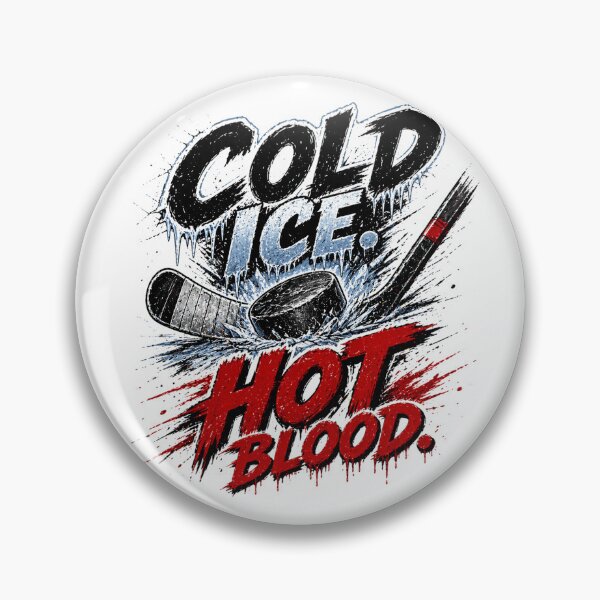Item preview, Cold Ice Hot Blood – Ice Hockey Player designed and sold by the-dovlat.