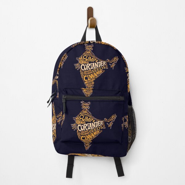 Item preview, India Spice Map Typography | Masala, Cumin, Coriander Indian Food Art Design designed and sold by Globalcitytees.