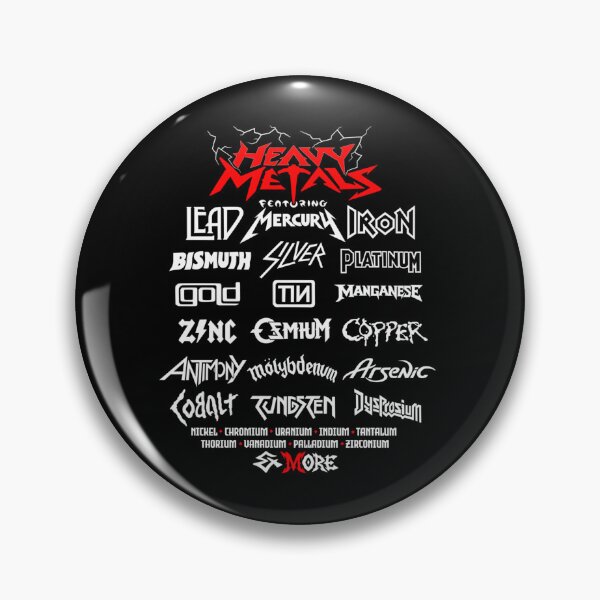 Item preview,  Back Print - Heavy Metals Parody - Red  White Edition designed and sold by Tihal.