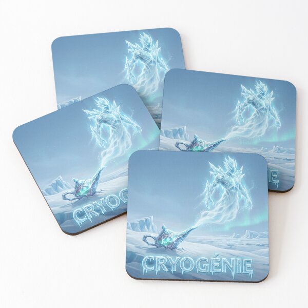 Item preview, Cryo Genie – Mystical Ice Genie in an Arctic Landscape 3 designed and sold by WordPlayStudio.