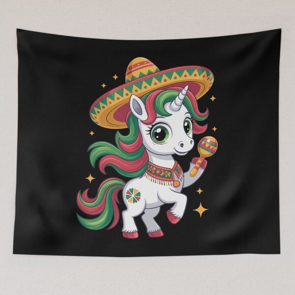 Item preview, Cinco de Mayo Mexican Unicorn designed and sold by Formatage.
