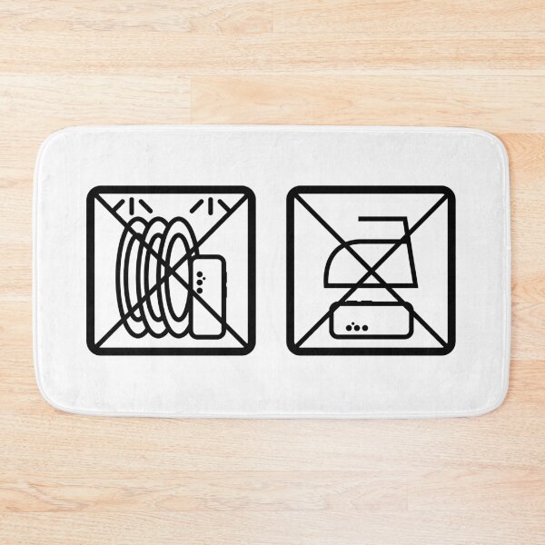 Item preview, Do not dishwash or iron smartphone signs designed and sold by TotalKejas.