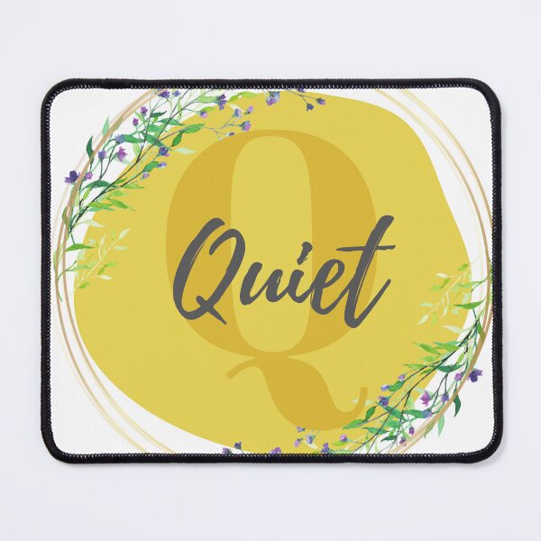 Item preview, Letter Q Quiet Minimalist Botanical Alphabet Modern Sanctuary designed and sold by lifeblessbeyond.