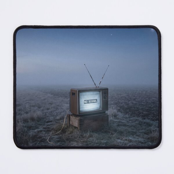 Item preview, Retro TV in a Foggy Field designed and sold by AnnArtshock.