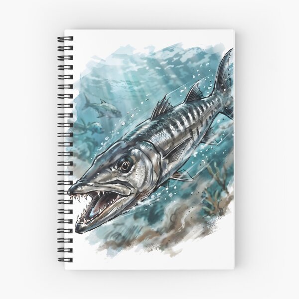 Item preview, Great Barracuda Sphyraena Barracuda Marine Biology designed and sold by RubisLeaf.