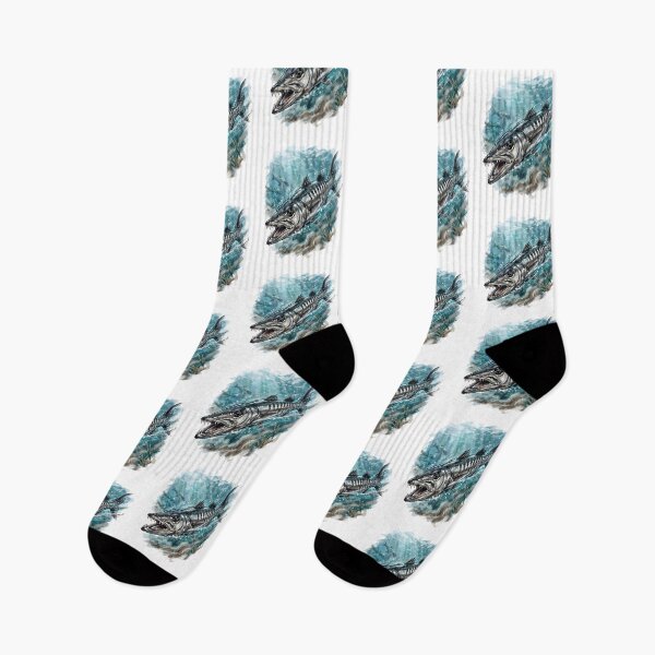 Item preview, Great Barracuda Sphyraena Barracuda Marine Biology designed and sold by RubisLeaf.