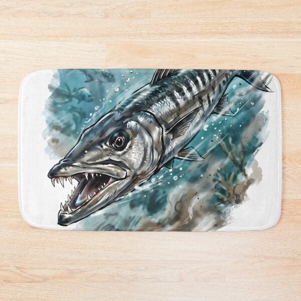 Item preview, Great Barracuda Sphyraena Barracuda Marine Biology designed and sold by RubisLeaf.