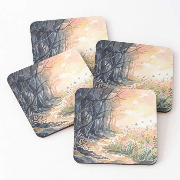 Item preview, Healing Journey Dark To Light Watercolor Art Therapy designed and sold by LoliDesignShop.