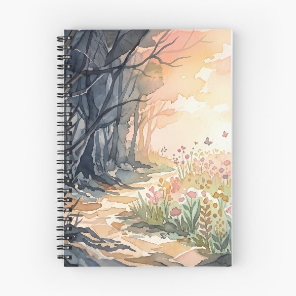 Item preview, Healing Journey Dark To Light Watercolor Art Therapy designed and sold by LoliDesignShop.