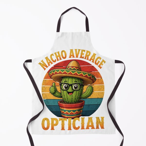 Item preview, Nacho Average Optician Funny Cinco De Mayo Cactus Pun Retro Eye Doctor Humor designed and sold by Maravillio.