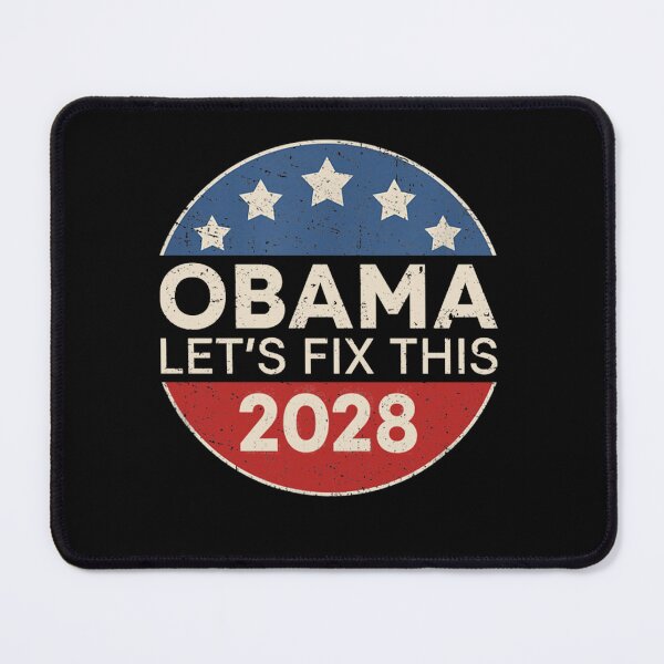 Item preview, Obama 2028 3rd Term Let's Fix This Retro Button Obama designed and sold by dal-koz-ar.