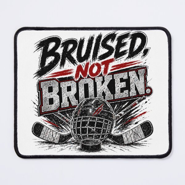 Item preview, Bruised Not Broken – Tough Player Ice Hockey designed and sold by the-dovlat.