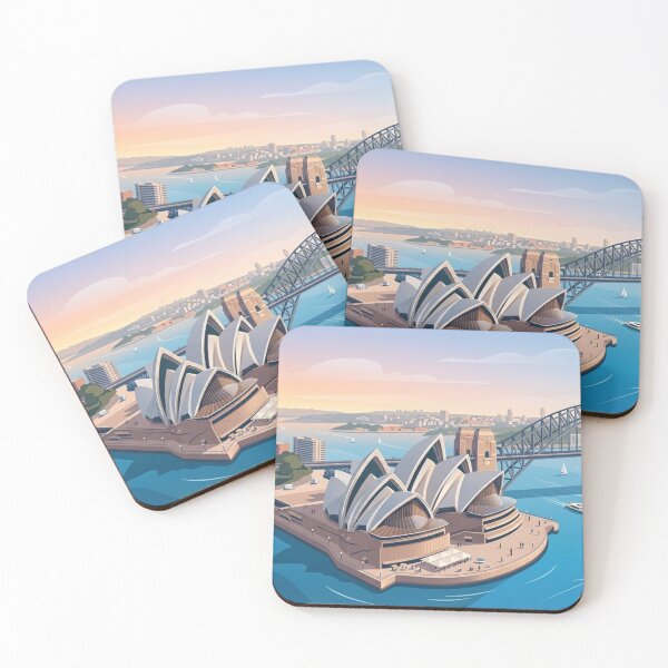 Item preview, Sydney Zenith: A Vector Harbour Horizon designed and sold by HendAhabib.