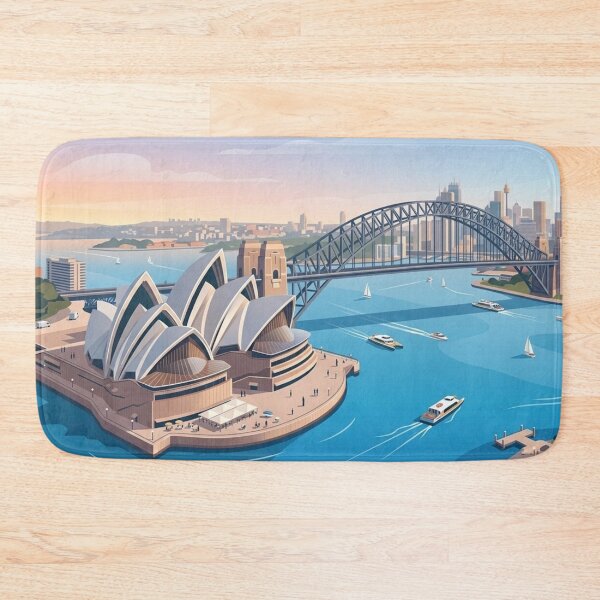 Item preview, Sydney Zenith: A Vector Harbour Horizon designed and sold by HendAhabib.